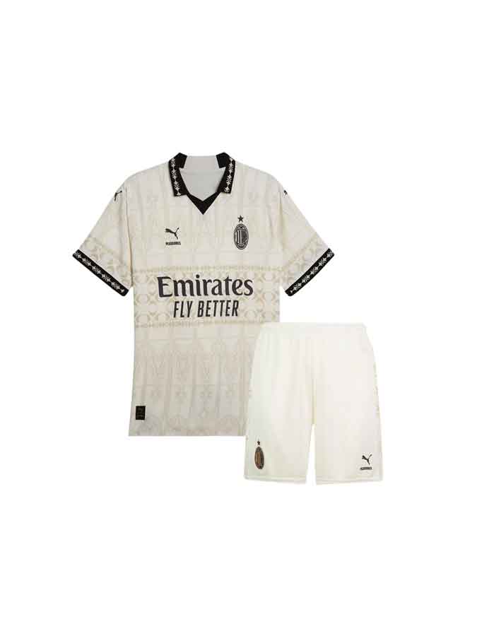 Kids-AC-Milan-X-Pleasures-Jersey-And-Shorts-Light-23-24-Season Kids-AC-Milan-X-Pleasures-Jersey-And-Shorts-Light-23-24-Season