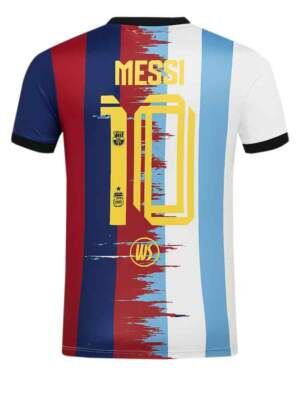 Argentina X Barcelona Messi Special Edition Jersey 25-26 Season.