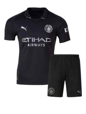 Manchester City Away Kit With Shorts 25-26 Season In India.