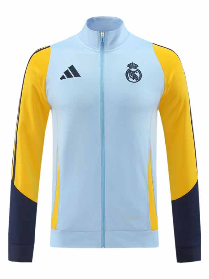 Real-Madrid-Light-Blue-Yellow-Sleeves-Training-Jacket-24-25-Season Real-Madrid-Light-Blue-Yellow-Sleeves-Training-Jacket-24-25-Season