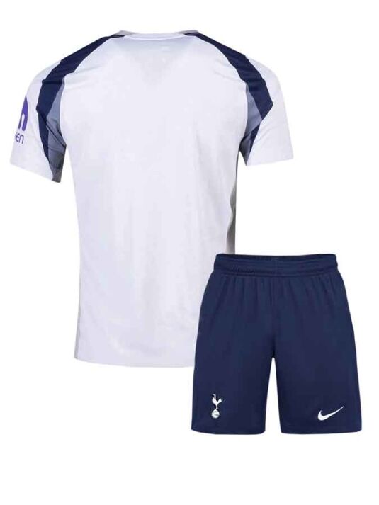 Tottenham-Hotspurs-Home-Jersey-And-Shorts-25-26-Season-Back Tottenham-Hotspurs-Home-Jersey-And-Shorts-25-26-Season-Back