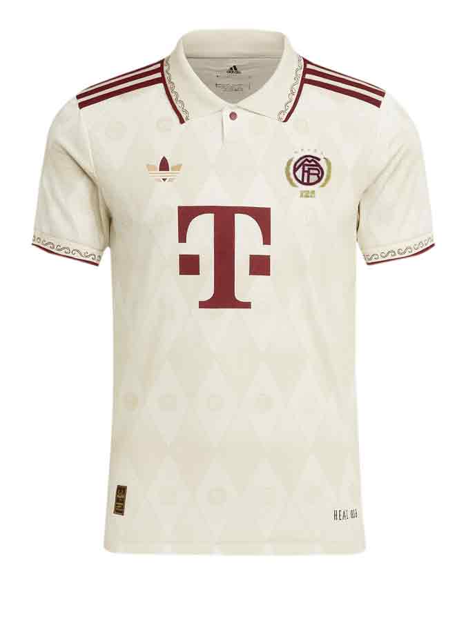 Bayern-Munich-125th-Anniversary-Jersey-White-with-Maroon-Stripes Bayern-Munich-125th-Anniversary-Jersey-White-with-Maroon-Stripes