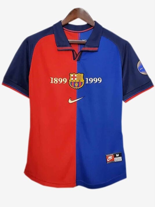 Barcelona-1999-2000-Home-Jersey-100th-Edition-Jersey