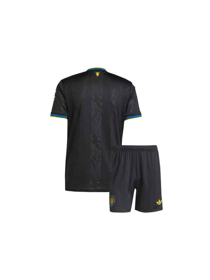 Kids-Manchester-United-Third-Jersey-And-Shorts-25-26-Season-Back Kids-Manchester-United-Third-Jersey-And-Shorts-25-26-Season-Back