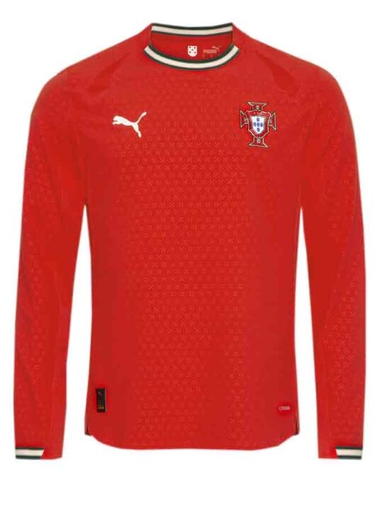 Portugal-Home-Jersey-25-26-Season-Long-Sleeves