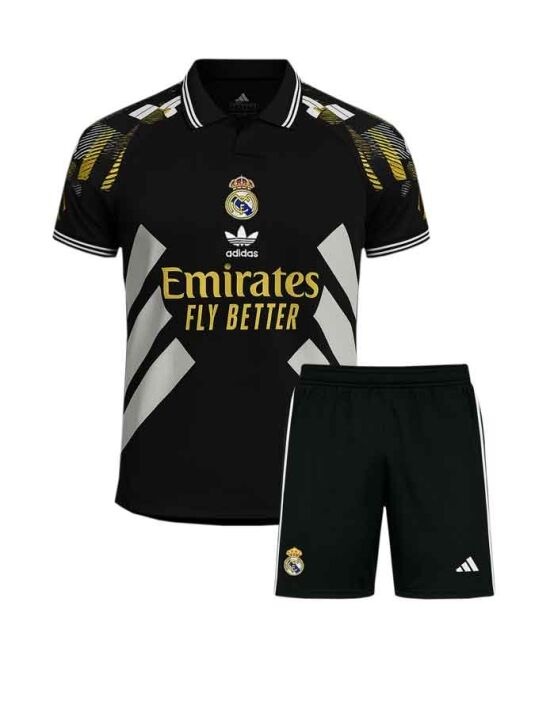 Real-Madrid-Arrow-Balck-Edition-Jersey-With-Shorts-25-26-Season