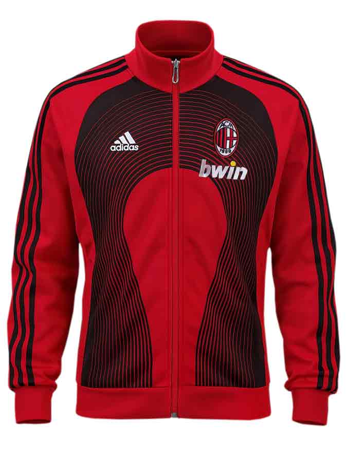 AC Milan-2006-Retro-Windbreaker-Red-Jacket