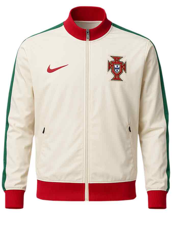 Portugal-Red-White-Windbreaker-Jacket-25-26-Season Portugal-Red-White-Windbreaker-Jacket-25-26-Season