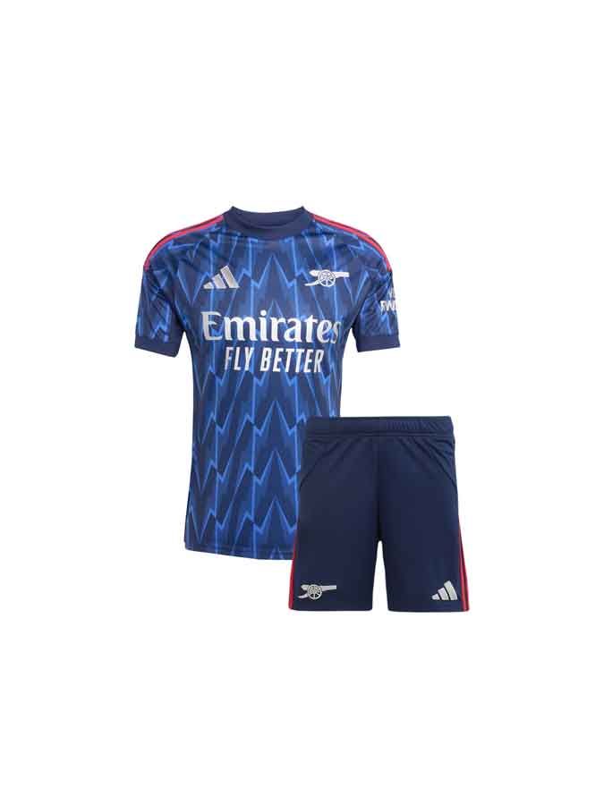 Kids-Arsenal-Away-Jersey-With-Shorts-25-26-Season Kids-Arsenal-Away-Jersey-With-Shorts-25-26-Season