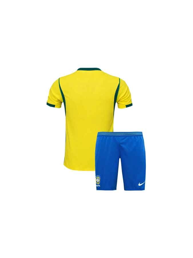 Kids-Brazil-Home-Jersey-And-Shorts-World-Cup-2026-Back Kids-Brazil-Home-Jersey-And-Shorts-World-Cup-2026-Back