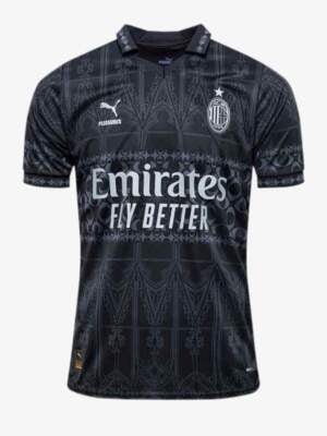 Ac Milan Fourth Jersey Pleasures Dark Version 23-24 Season India