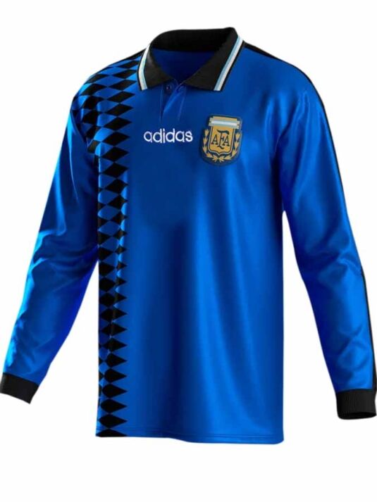 Argentina-Away-1994-Worldcup-Retro-Jersey Argentina-Away-1994-Worldcup-Retro-Jersey