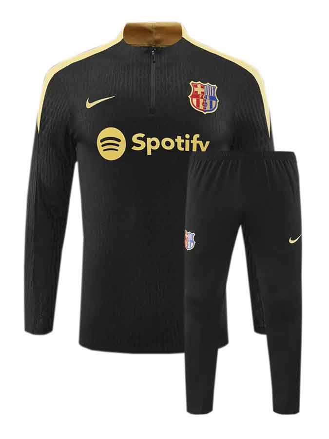 Barcelona-Black-Training-Suit-24-25-Season Barcelona-Black-Training-Suit-24-25-Season