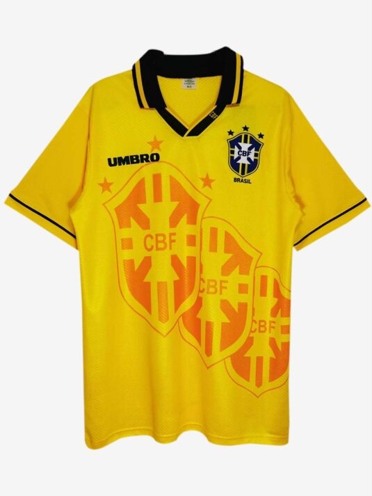 Brazil Home 1994 World Cup Winners Retro Jerseys