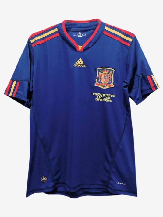 Spain Away 2010 World Cup Champions Retro Jersey Spain Away 2010 World Cup Champions Retro Jersey