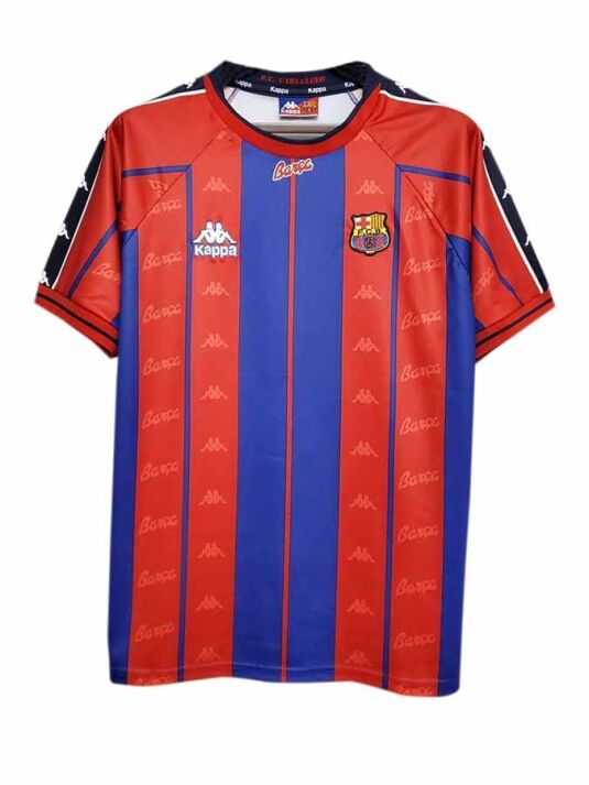 Barcelona-Home-Retro-Jersey-1997-1998-Season Barcelona-Home-Retro-Jersey-1997-1998-Season