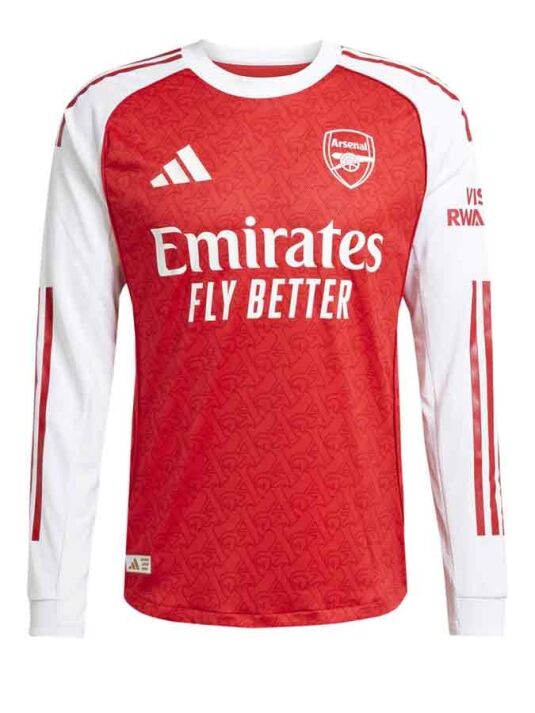 Arsenal-Home-Long-Sleeves-Jersey-25-26-Season