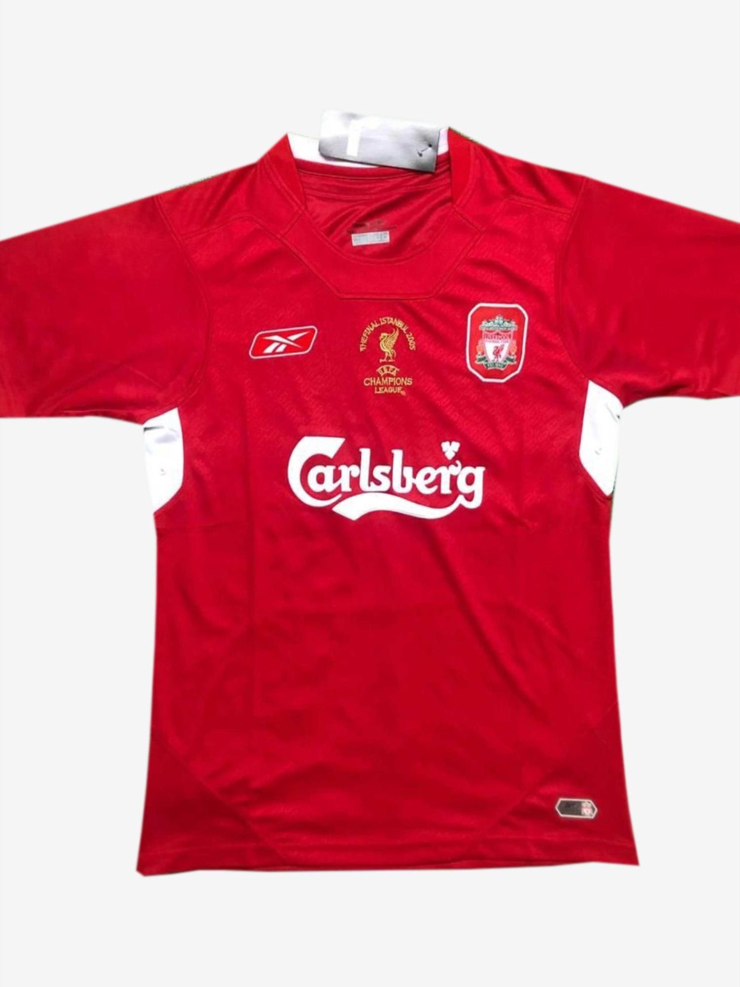 Liverpool Home Champions League Retro Jersey 04-05 Season Liverpool Home Champions League Retro Jersey 04-05 Season