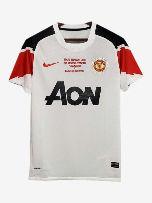 Manchester United Away Champions League Retro Jersey 10 -11 Season Manchester United Away Champions League Retro Jersey 10 -11 Season