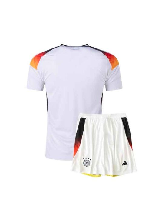 Kids-Germany-Home-Jersey-And-Shorts-24-25-Season-Back Kids-Germany-Home-Jersey-And-Shorts-24-25-Season-Back