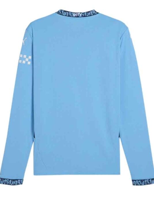Manchester-City-Home-Jersey-Long-Sleeves-24-25-Season-Back Manchester-City-Home-Jersey-Long-Sleeves-24-25-Season-Back