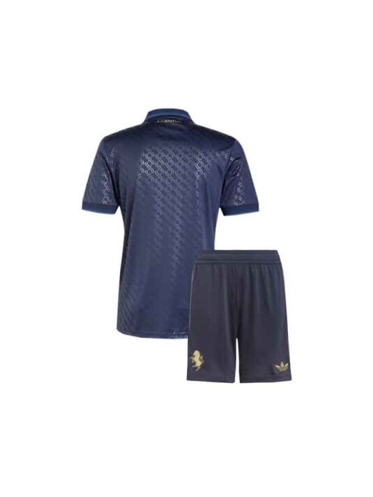 Kids-Juventus-Third-Jersey-And-Shorts-24-25-Season-Back Kids-Juventus-Third-Jersey-And-Shorts-24-25-Season-Back