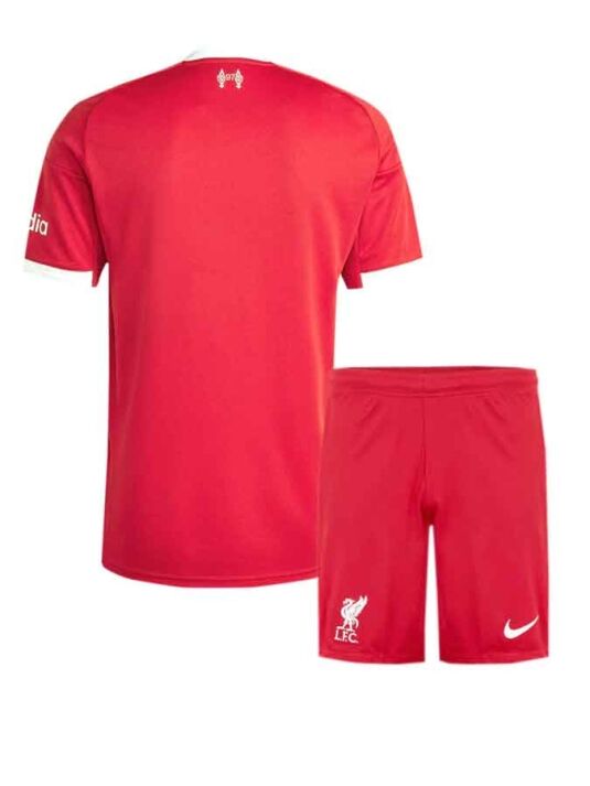 Liverpool-Home-Jersey-And-Shorts-25-26-Season-Back Liverpool-Home-Jersey-And-Shorts-25-26-Season-Back