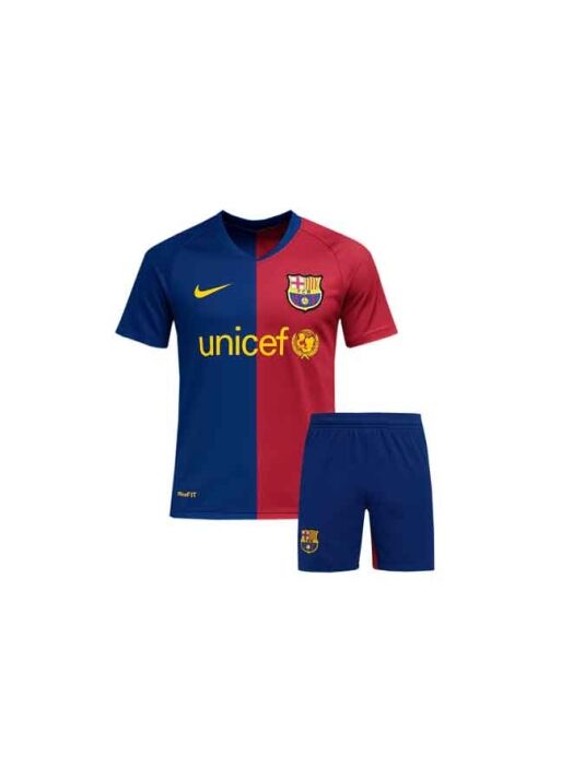Kids-Barcelona-Home-08-09-Retro-Jersey-With-Shorts Kids-Barcelona-Home-08-09-Retro-Jersey-With-Shorts